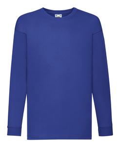 Fruit of the Loom SC61007 - KIDS VALUEWEIGHT LONG SLEEVE (61-007-0) Royal Blue