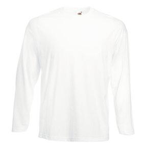 Fruit of the Loom SC201 - Valueweight Long Sleeve T (61-038-0) White