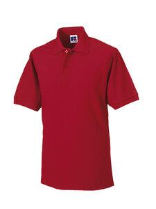 Russell RU599M - Heardwearing Polycotton Polo Classic Red