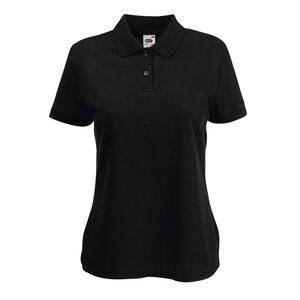 Fruit of the Loom SC63212 - Ladyfit 65/35 Polo (63-212-0) Black