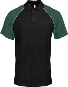 Kariban K226 - POLO BASE BALL - CONTRAST POLO SHIRT Black/Green