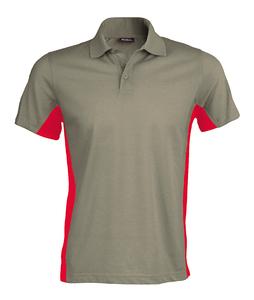 Kariban K232 - FLAG - SHORT SLEEVE BI-COLOUR POLO SHIRT