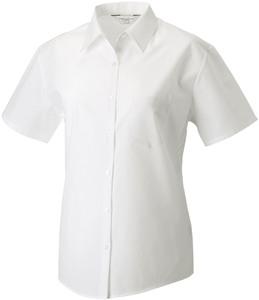 Russell Collection RU935F - LADIES SHORT SLEEVE POLYCOTTON EASY CARE POPLIN SHIRT