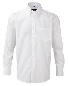 Russell Collection RU956M - Men's Long Sleeve Ultimate Non-Iron Shirt White