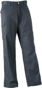 Russell RU001M - POLYCOTTON TWILL TROUSERS Convoy Grey