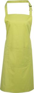 Premier PR154 - 'Colours' Bib Apron with Pocket Lime