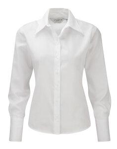Russell Europe R-956F-0 - Ladies` Ultimate Non-iron Shirt LS White