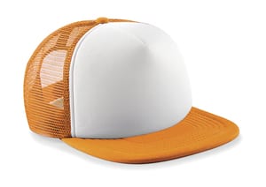 Beechfield B645 - Vintage Snapback Trucker Orange/White