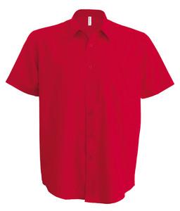 Kariban K551 - ACE - MEN'S SHORT SLEEVE EASY CARE POLYCOTTON POPLIN SHIRT Classic Red