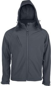 Kariban K413 - MEN'S HOODED SOFTSHELL JACKET Titanium