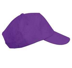 K-up KP013 - BAHIA - 7 PANEL CAP Purple