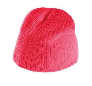K-up KP517 - RIB-KNIT BEANIE HAT Strawberry Pink