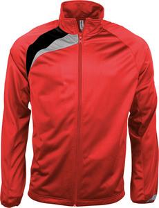 ProAct PA306 - TRACK TOP Sporty Red / Black / Storm Grey