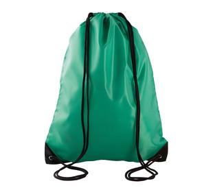 Kimood KI0104 - DRAWSTRING BACKPACK Kelly Green