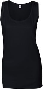 Gildan GI64200L - Softstyle Ladies Tank Top Black/Black