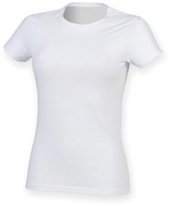 Skinnifit SK121 - SF Ladies Feel Good Stretch T-Shirt White