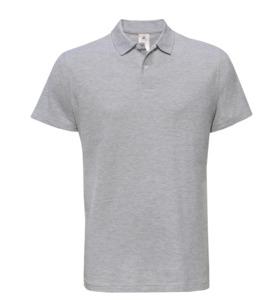 B&C CGPUI10 - Id.001 Polo Heather Grey