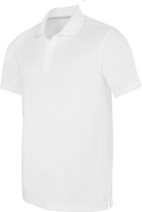 ProAct PA480 - MEN'S SHORT SLEEVE POLO SHIRT White