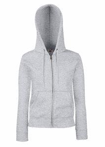 Fruit of the Loom SC62118 - Lady Fit Zip Hooded Sweat (62-118-0) Heather Grey