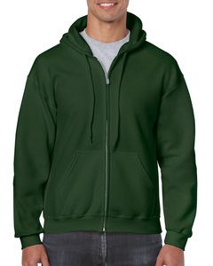 Gildan GI18600 - Heavy Blend Adult Full Zip Hooded Sweatshirt Forest Green