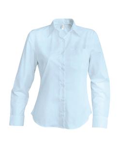 Kariban K534 - LADIES' LONG SLEEVE EASY CARE OXFORD SHIRT Oxford Blue