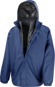 Result R215X - 3 IN 1 JACKET WITH QUILTED BODYWARMER Navy/Navy