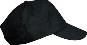 K-up KP013 - BAHIA - 7 PANEL CAP Black/Black
