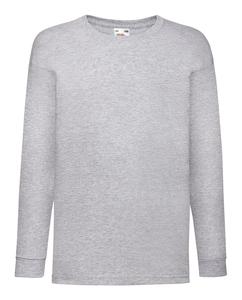 Fruit of the Loom SC61007 - KIDS VALUEWEIGHT LONG SLEEVE (61-007-0) Heather Grey
