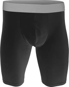 ProAct PA08 - KID'S LONG BASE LAYER SHORTS Black/Black