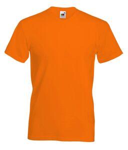 Fruit of the Loom SC22V - Valueweight V-Neck T (61-066-0) Orange