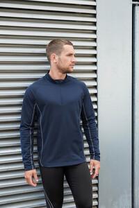 Proact PA335 - Men’s 1/4 zip running sweatshirt Sporty Royal Blue