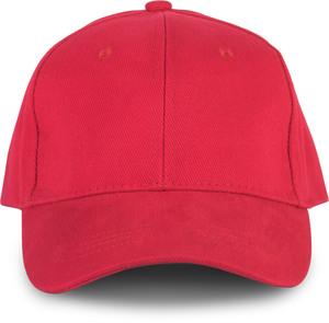 K-up KP108 - OEKOTEX CERTIFIED 6 PANELS CAP Red