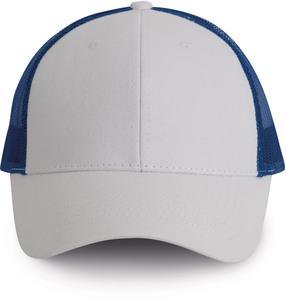 K-up KP158 - Trucker cap - 6 panels White / Royal Blue