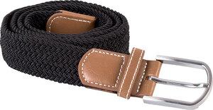 K-up KP805 - Braided elasticated belt Black