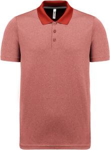 Proact PA496 - Adult short-sleeved marl polo shirt