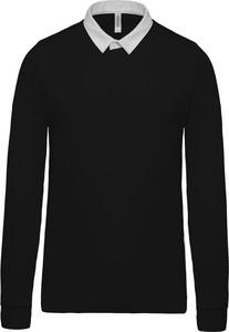 Rugby polo shirt - Kariban K213 - (25pces) Black / White
