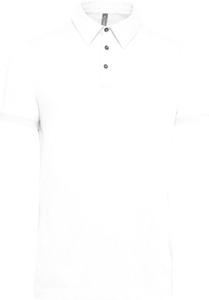 Kariban K262 - Men's short sleeved jersey polo shirt White