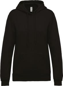 Kariban K473 - Ladies’ hooded sweatshirt Black