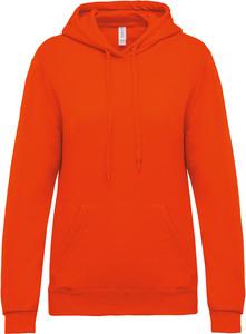 Kariban K473 - Ladies’ hooded sweatshirt Orange