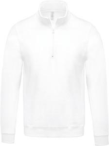Kariban K478 - Zip neck sweatshirt White