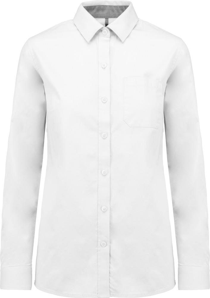 Kariban K585 - Ladies’ Nevada long sleeve cotton shirt
