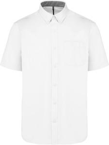 Kariban K587 - Men's Ariana III short sleeve cotton shirt White