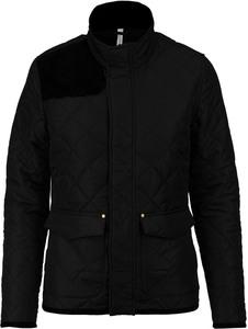 Kariban K6127 - Ladies’ quilted jacket Black / Black