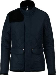 Kariban K6127 - Ladies’ quilted jacket Navy / Black