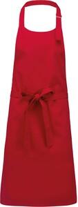 Kariban K895 - Cotton apron without pocket Red