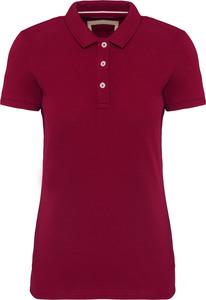Kariban KV2207 - Ladies' vintage short sleeve polo shirt Vintage Dark Red