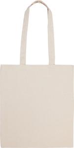 Kimood KI0250 - Cotton canvas shopper bag Natural
