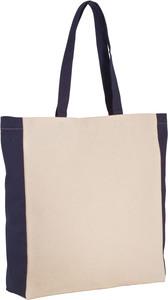Kimood KI0275 - Two-tone tote bag Natural/ Navy