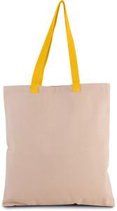 Kimood KI0277 - FLAT CANVAS SHOPPER WITH CONTRAST HANDLE