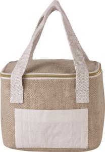 Kimood KI0352 - Jute cool bag - small size Natural